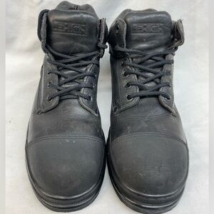 Lehigh composite toe leather Black Men's safety Boots sz 6.5w
